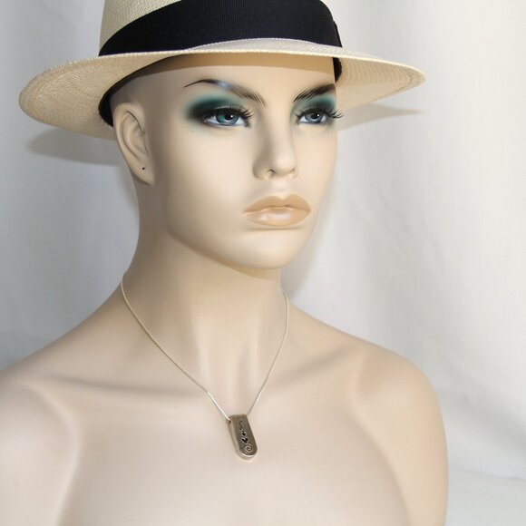 Sterling Silver Arrow-Heart-Swirl Pendant Necklace. RARE  Intriguing - Picture 1 of 10